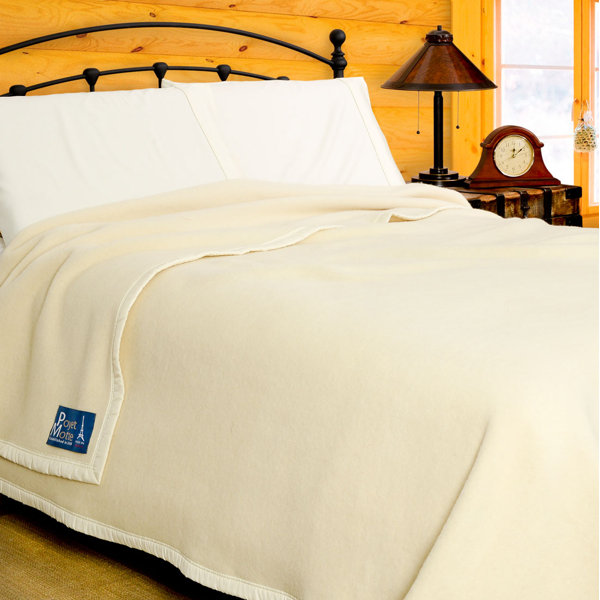 Skelly Heavyweight 100 Wool Blanket & Reviews Birch Lane